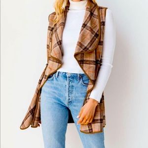 Plaid vest